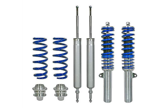 GF150133, Triple-S Schroefset, BMW 3-serie Sedan 316i/ 318i/ 320i/ 325i/ 330i/ 335i/ 318D/ 320D/ 325D/ 330D/ 335D E90 01/2005-12/2011, 1020KG max vooraslast, Bij deze set zijn verkorte koppelstangen noodzakelijk, deze zijn los verkrijgbaar.